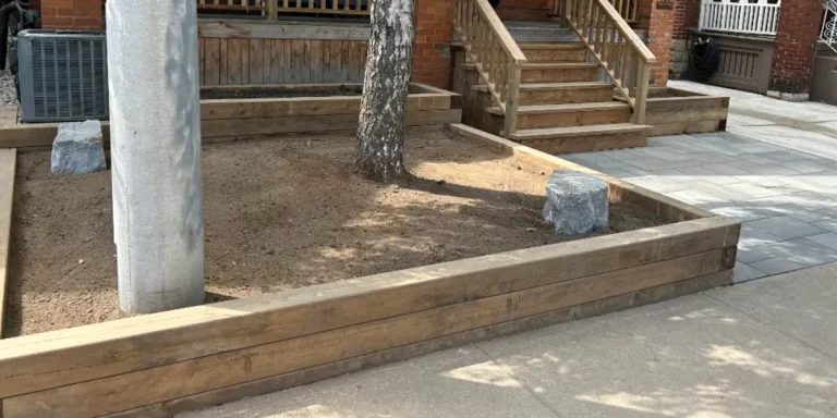 stone vs timberframe retaining walls