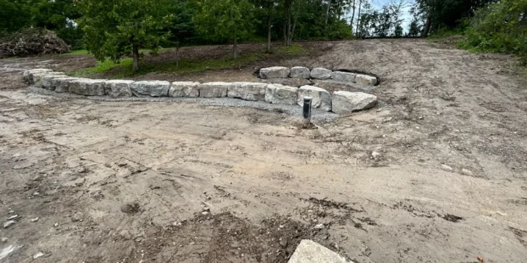 Solving drainage problems with foundations